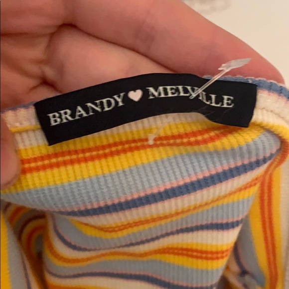 BRANDY MELVILLE laura striped halter top - Picture 2 of 2